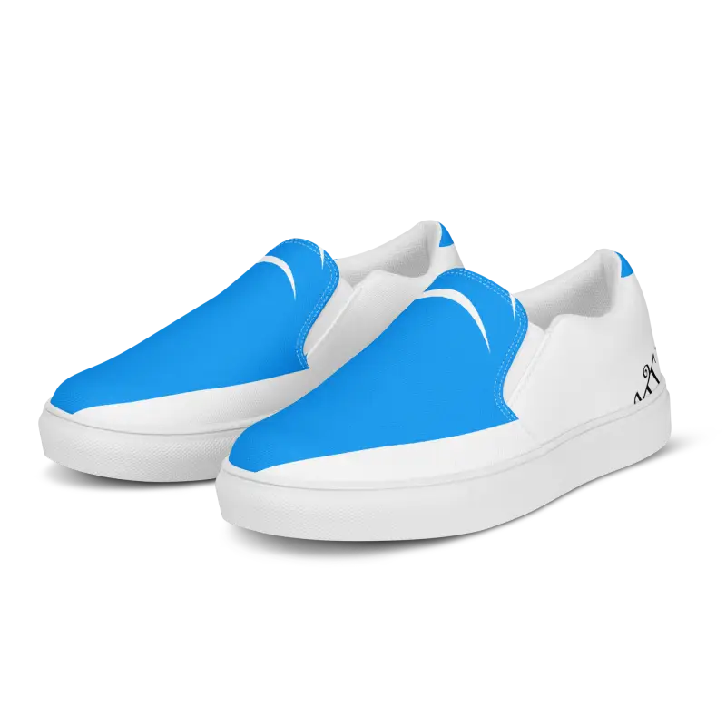 Make Waves with Dipaliz Men’s Water Element Canvas Slip-ons - Shoes