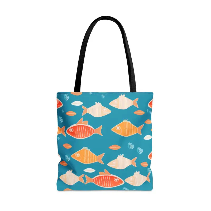 Dive Into Fashion with our Colorful Fishes Tote Bag - Bags