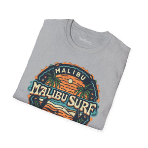 Softstyle t Shirt - Malibu Surf’s Up Eco-friendly - Dipaliz - T-shirts