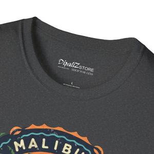 Softstyle t Shirt - Malibu Surf’s Up Eco-friendly - Dipaliz - T-shirts