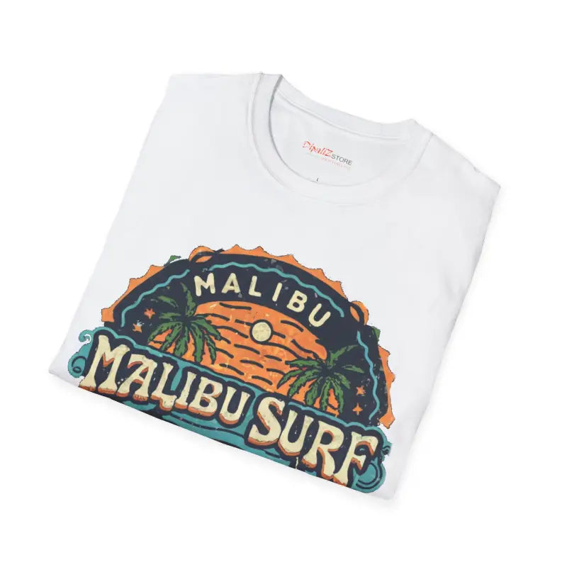 Catch the Waves in Style with Malibu Softstyle T-shirt - T-shirt