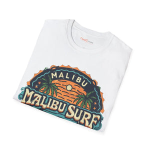 Softstyle t Shirt - Malibu Surf’s Up Eco-friendly - Dipaliz - T-shirts