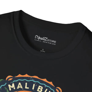 Softstyle t Shirt - Malibu Surf’s Up Eco-friendly - Dipaliz - T-shirts