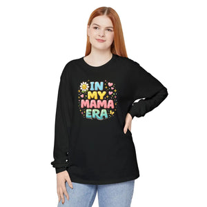 Retro Mama Era Long Sleeve - Floral Cotton Tee - Dipaliz - T-shirts