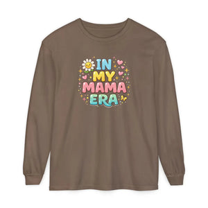 Retro Mama Era Long Sleeve - Floral Cotton Tee - Dipaliz - T-shirts