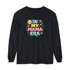 Retro Mama Era Long Sleeve - Floral Cotton Tee - Dipaliz - T-shirts