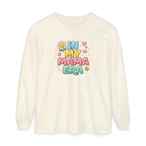 Retro Mama Era Long Sleeve - Floral Cotton Tee - Dipaliz - T-shirts