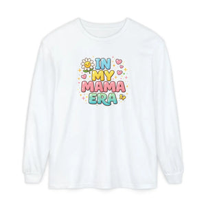 Retro Mama Era Long Sleeve - Floral Cotton Tee - Dipaliz - T-shirts