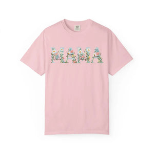 Custom Personalized Mama Floral Graphic Tee - Dipaliz - T-shirts