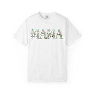 Custom Personalized Mama Floral Graphic Tee - Dipaliz - T-shirts