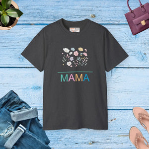 Floral Mama Unisex Tee - Stylish Cotton Design - Dipaliz - T-shirts
