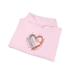 Soft Cozy Mama Heart Hoodie - Mom Script - Dipaliz