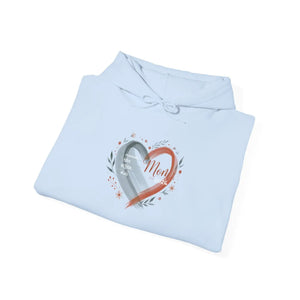 Soft Cozy Mama Heart Hoodie - Mom Script - Dipaliz