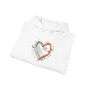 Soft Cozy Mama Heart Hoodie - Mom Script - Dipaliz