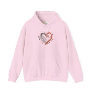 Soft Cozy Mama Heart Hoodie - Mom Script - Dipaliz - s / Light Pink