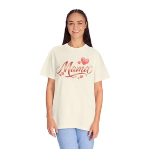 Floral Love Tee - Mama Heart Script Design - Dipaliz - T-shirt