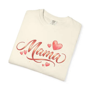 Floral Love Tee - Mama Heart Script Design - Dipaliz - T-shirt