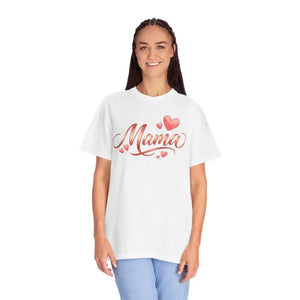 Floral Love Tee - Mama Heart Script Design - Dipaliz - T-shirt