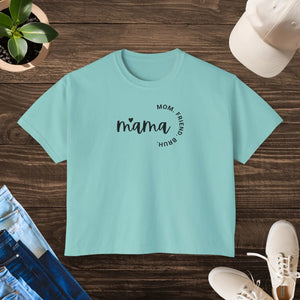 Oversized Women’s Boxy Tee - Soft Cotton Mama Top - Dipaliz - T-shirts