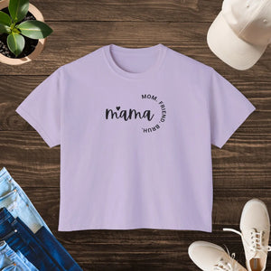 Oversized Women’s Boxy Tee - Soft Cotton Mama Top - Dipaliz - T-shirts