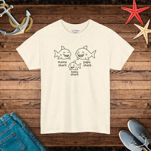 Unisex Heavy Cotton Tee - Family Fun Meme Design - Dipaliz - Natural / s - T-shirts