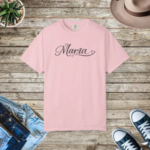 T-shirt - Mama Script Tee Vintage Comfort Day Gift - Dipaliz Blossom / Xl