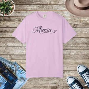 T-shirt - Mama Script Tee Vintage Comfort Day Gift - Dipaliz Orchid / s