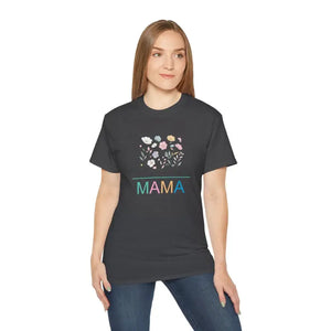 Floral Mama Unisex Tee - Stylish Cotton Design - Dipaliz - T-shirts