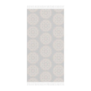 Boho Beach Towel - Mandal Abstract Geometric Pattern - Dipaliz - 38’’ × 81’’ / Polyester - Towels