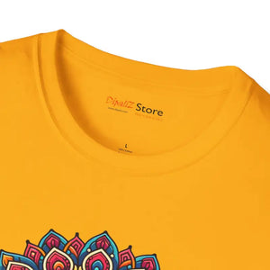 Mandal Art Elephant Unisex Softstyle t Shirt - Dipaliz - T-shirts