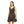 Womens Skater Dress – Mandala Black Boho Flare - Dipaliz - Dresses - s