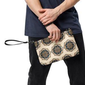 Chic Mandal Pattern Crossbody Bag - Faux Leather - Dipaliz - Cross Body Bags