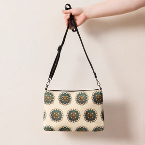Boho Mandala Pattern Crossbody Bag - Vegan Leather - Dipaliz - Cross Body Bags