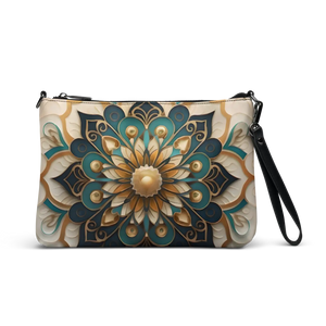 Boho Mandal Pattern Sling Bag - Premium Faux Leather - Dipaliz - Cross Body Bags