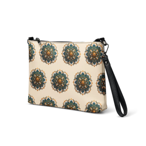 Boho Mandala Pattern Crossbody Bag - Vegan Leather - Dipaliz - Cross Body Bags