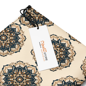 Chic Mandal Pattern Crossbody Bag - Faux Leather - Dipaliz - Cross Body Bags