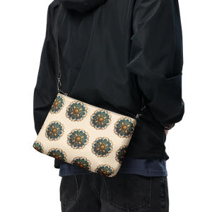 Boho Mandala Pattern Crossbody Bag - Vegan Leather - Dipaliz - Cross Body Bags