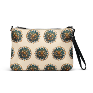 Boho Mandala Pattern Crossbody Bag - Vegan Leather - Dipaliz - Cross Body Bags