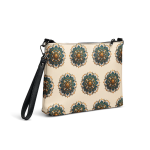 Boho Mandala Pattern Crossbody Bag - Vegan Leather - Dipaliz - Cross Body Bags
