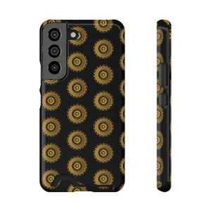 Phone Case Mandal Pattern Card Holder Style - Dipaliz - Samsung Galaxy S22 / Glossy / Without Gift Packaging - Mobile