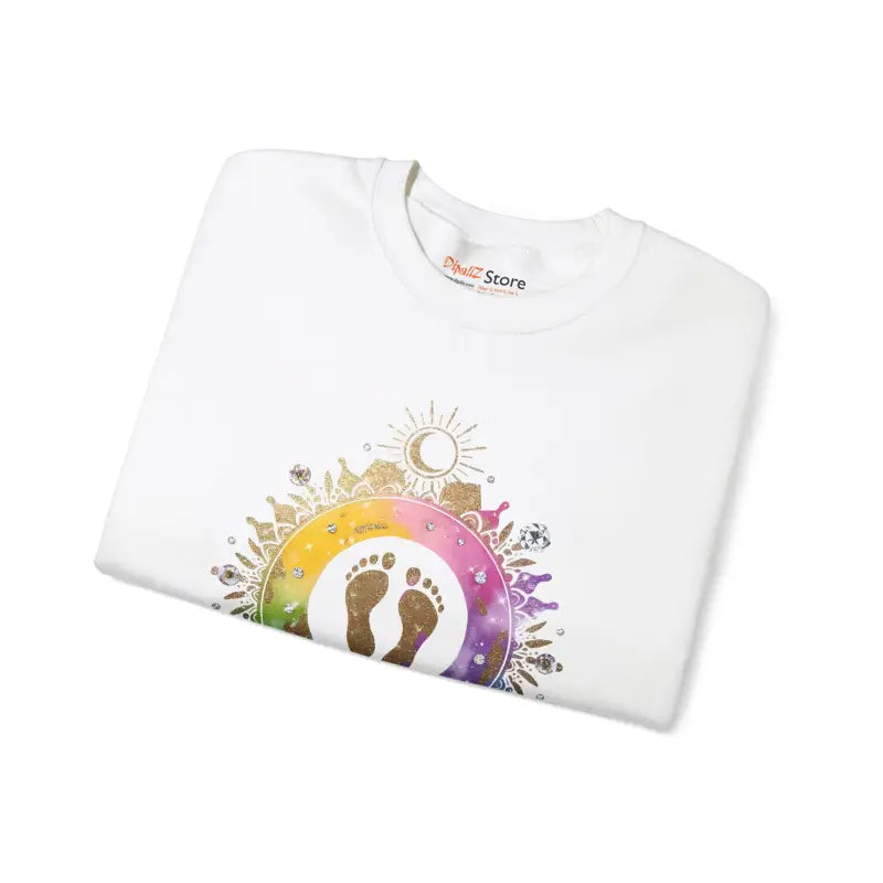 Mandala Sun & Moon Unisex Heavy Blend Crewneck Sweatshirt