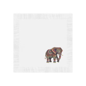 White Coined Napkins Elephant Mandala Party Decor - Dipaliz - Paper