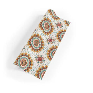 Floral Gift Wrap Mandala Design Artisan Style - Dipaliz - Wrapping Paper