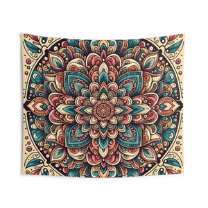 Vivid Mandala Wall Tapestries – Polyester - Dipaliz - Posters Prints & Visual Artwork