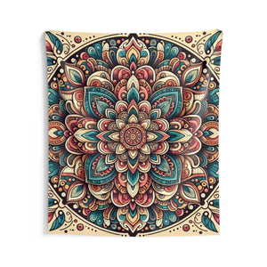 Vivid Mandala Wall Tapestries – Polyester - Dipaliz - Posters Prints & Visual Artwork