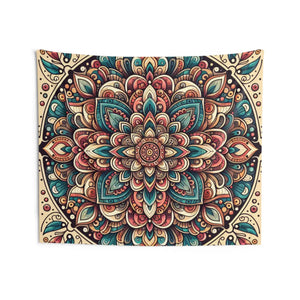 Vivid Mandala Wall Tapestries – Polyester - Dipaliz - Posters Prints & Visual Artwork