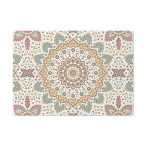 Mandala Pattern Cutting Board - Tempered Glass Kitchen Art - Dipaliz - Small - Boards