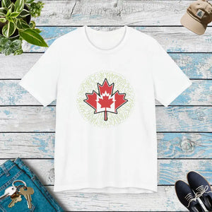 Maple Leaf Magic Unisex Jersey Tee - Canada Day - Dipaliz - White / s - T-shirts