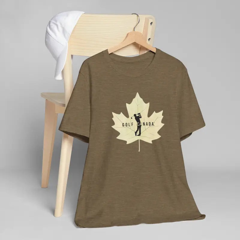 Maple Leaf Tee: Golf Jersey Canada Perfection Awaits! - T-shirt