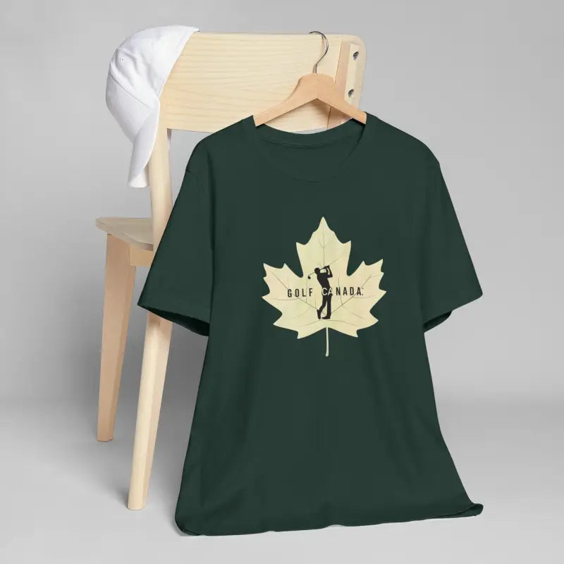 Elevate your Game: Maple Leaf Golf Jersey Canada Perfection - T-shirt